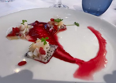 Poached Lobster, Pressed Red Beet