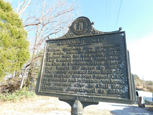 Gunshop Site Historic Marker