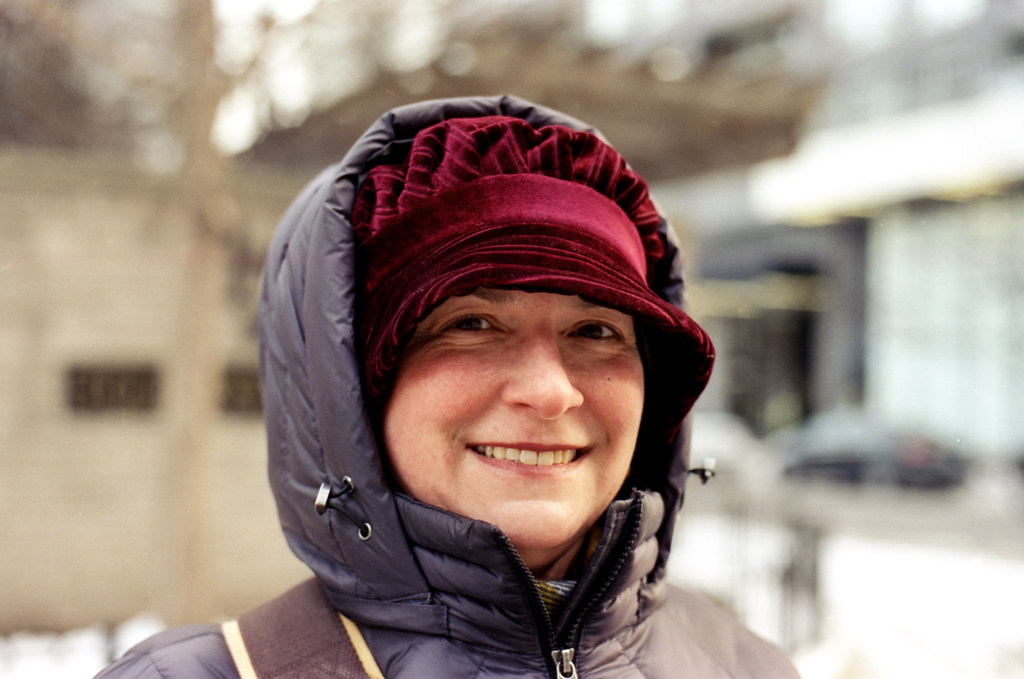 Jo-Anne Smiling on Eglington Feb 2024