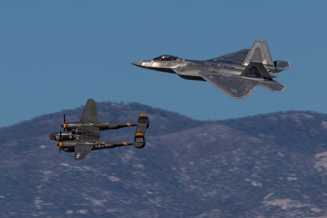 P-38 and F-22