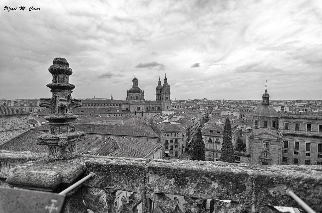 Torres de la Clerecía desde la azotea de la Catedral (Salamanca)