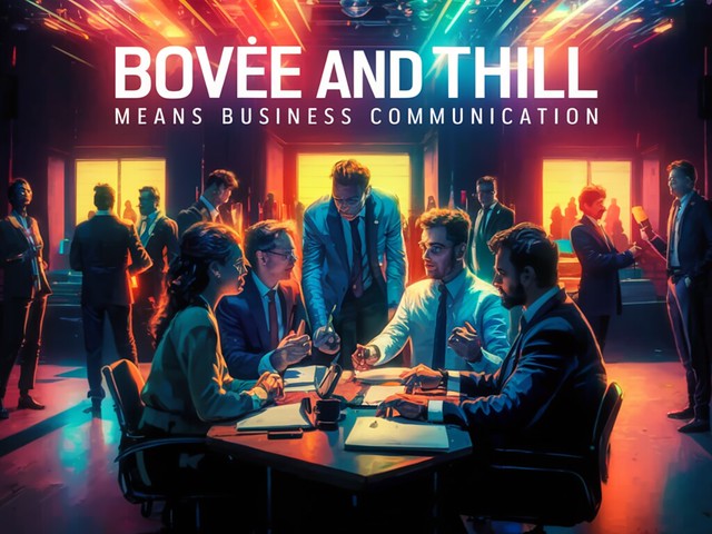 Bovee and Thill Means Business Communication