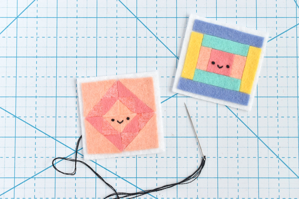 Felt Quilt Block Pins