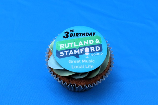 Rutland & Stamford Sound Celebrating 3 Years here in Oakham Rutland Cup Cake