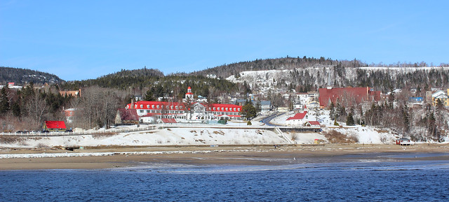 Hotel Tadoussac and the historical Chapel