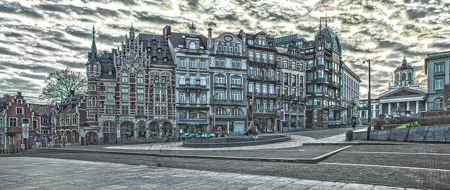 Old houses in Brussels