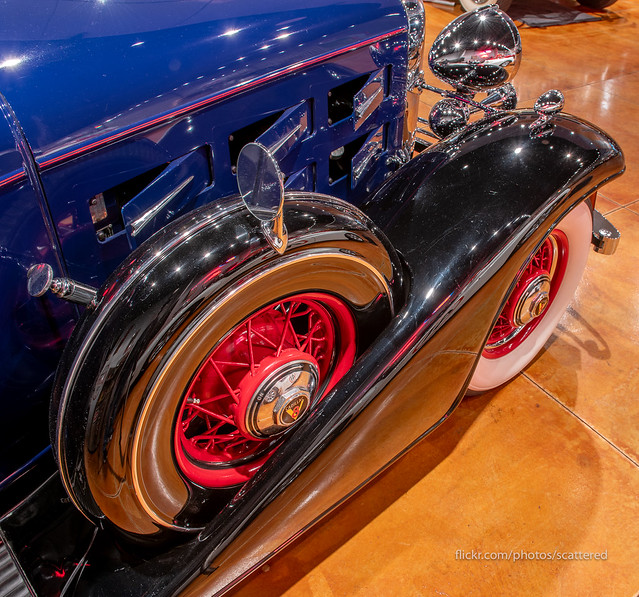 Spare Tire on 1933 Cadillac 355C