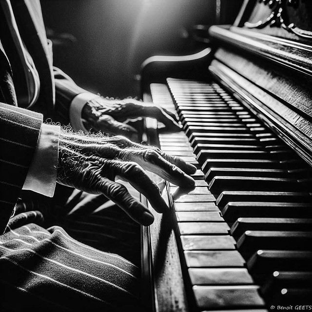 Le vieux jazzman et son piano