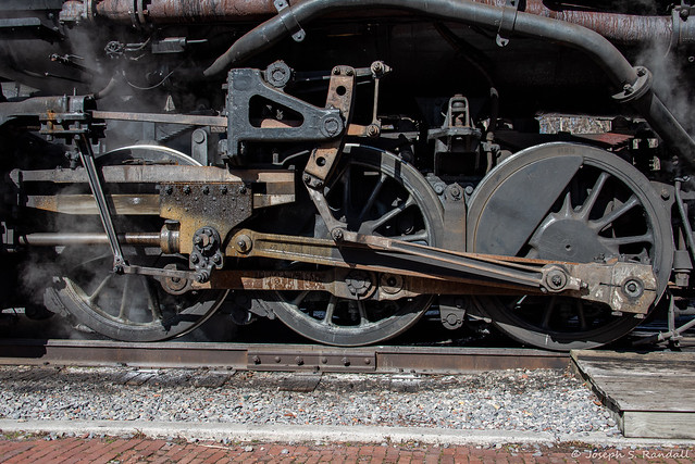 Running Gear on the front engine of C&O 1309
