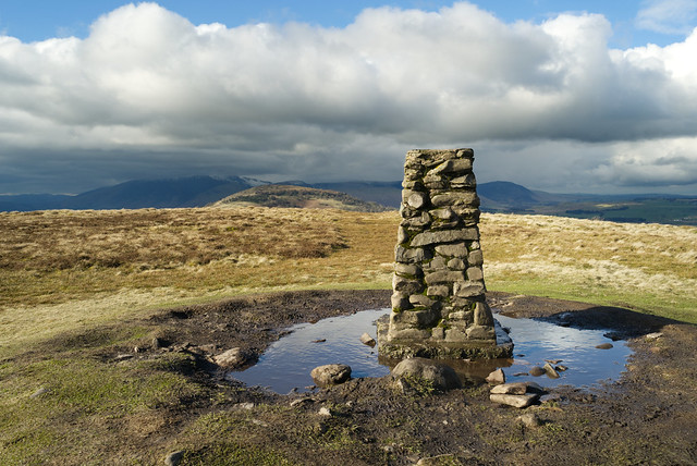 Little Mell Fell, with distant view of Great Mell & Blencathra
