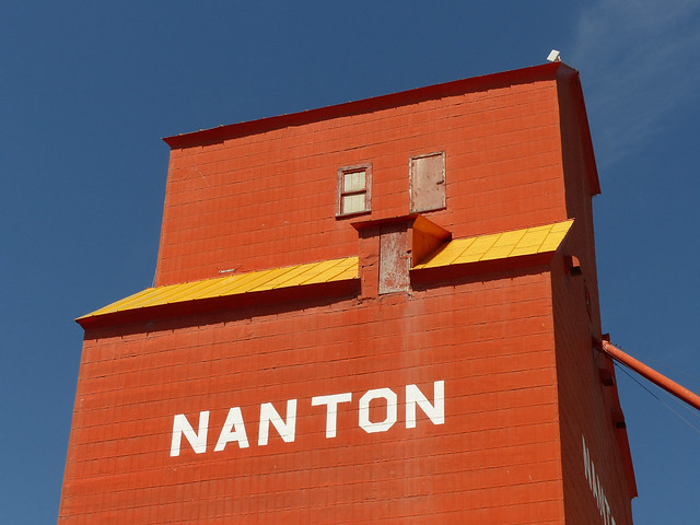 Restored Nanton grain elevator - 1 of 3