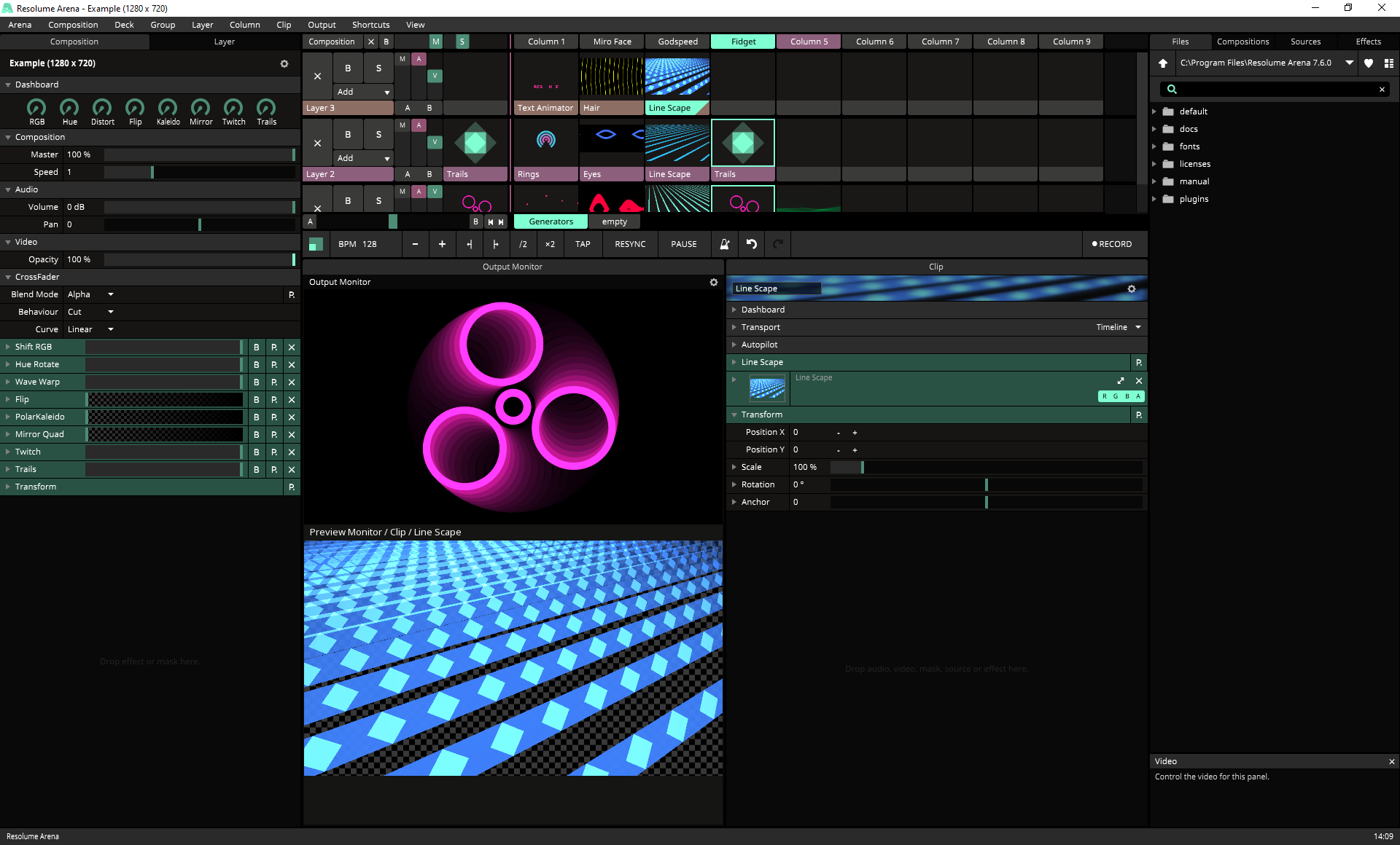 Working with Resolume Arena 7.19.0 full
