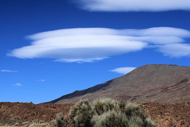 Ufo-Wolken über Teneriffa 2024.