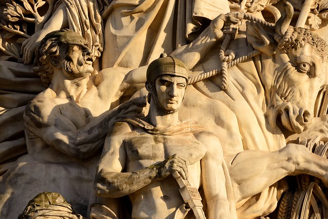Sculptures on the Arc de Triomphe, Paris