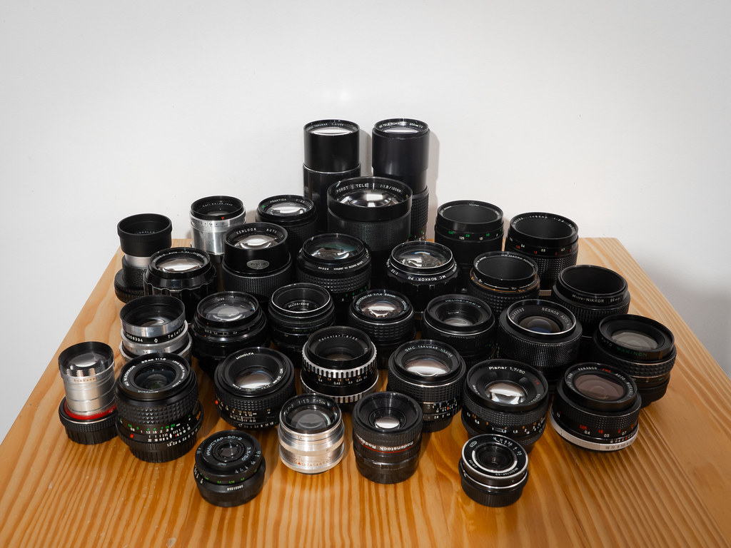 My vintage lens collection is in its prime !