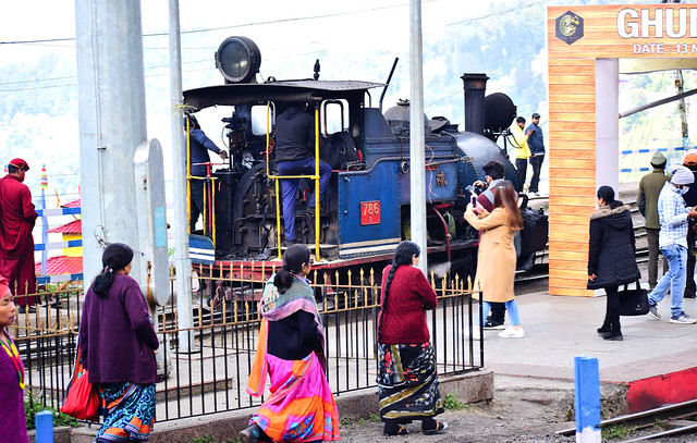 Toy train station Of Darjeeling!!