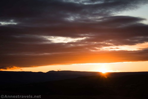 Sunset near Moab, Utah