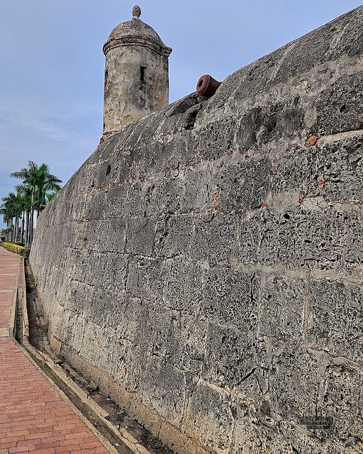 The Old City Walls of Cartagena