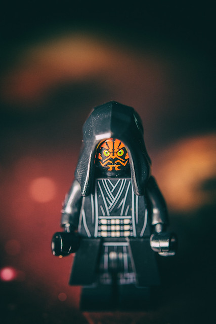 Darth Maul Star Wars Lego Minifigure Macro