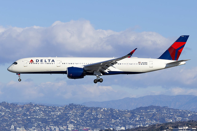Delta Air Lines Airbus A350-900 N514DN at Los Angeles Airport LAX/KLAX