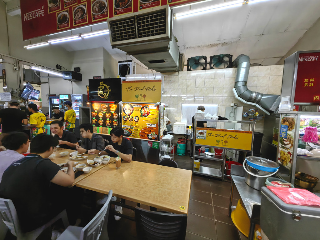 @ The Real Foods Stall in 古早味(滑滑板面)白咖啡專賣店 Restoran The Unique Taste at Puchong Bandar Puteri
