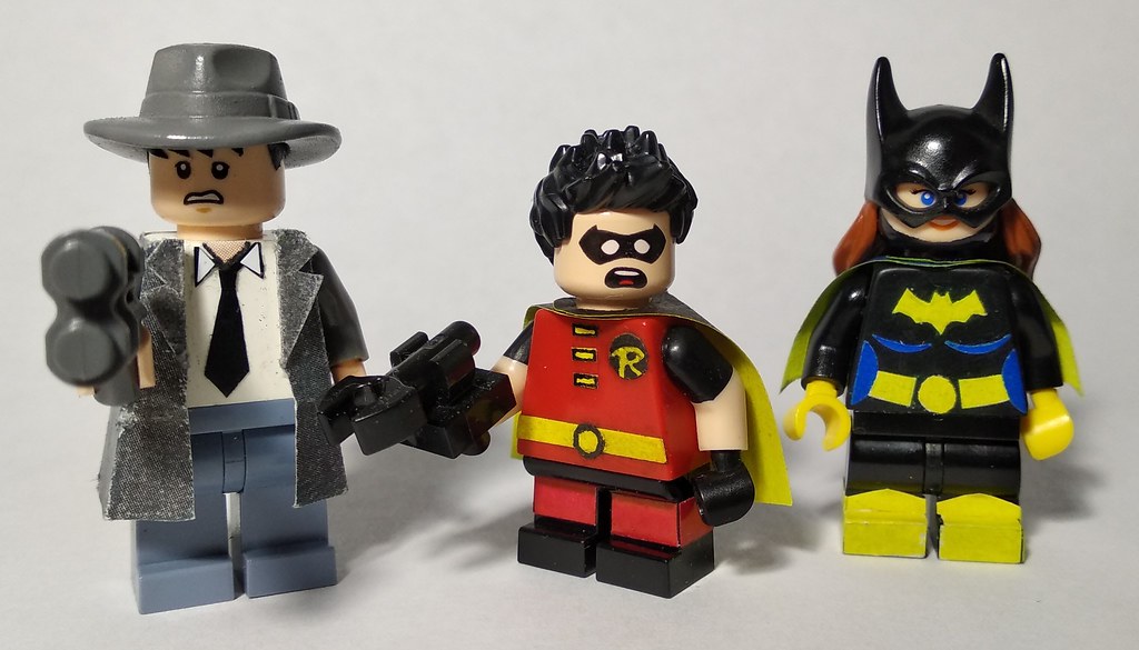 Custom Lego DCAU minifigures - upgraded heroes