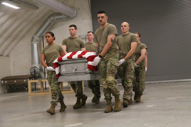 ARNG Soldiers from 9 states conduct funeral honors training in Virginia Beach