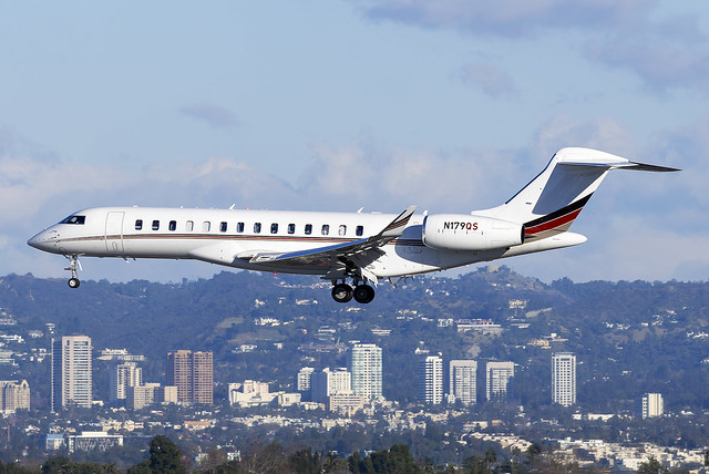 NetJets Bombardier Global 7500 N179QS at Los Angeles Airport LAX/KLAX