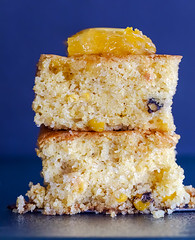Unnofficial Yellowstone Cookbook_cornbread with honeycomb butter._Jackie-Alpers