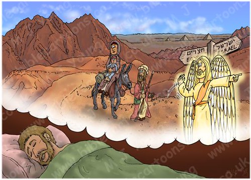 Matthew 02 - The Nativity SET 02 - Scene 14 - Joseph's third dream