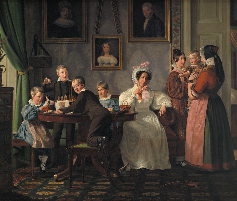 Wilhelm Marstrand (1810-1873) - The Waagepetersen Family