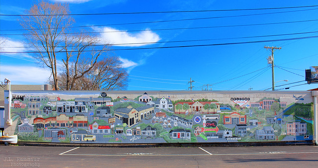 Paint the Town mural - Donelson, Tennessee