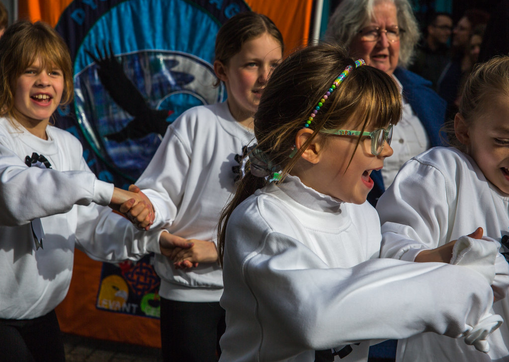 Dancing with Joy, 'St Piran in Penwith', Festival Procession, Causeway Head, Penzance, Cornwall