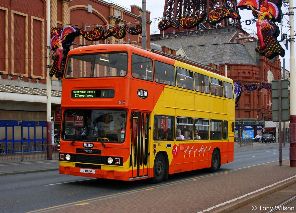 UWW15X Blackpool Transport 367