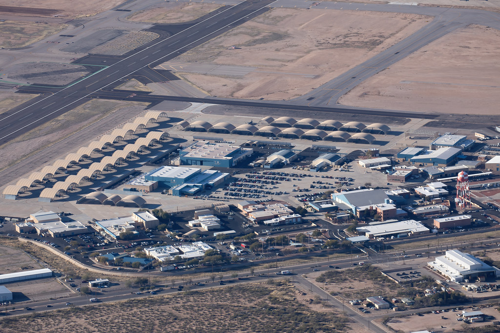 Aerial view of Morris ANGB home of the 162nd Wing | TUS 13/Feb/2024