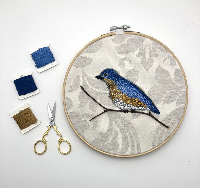 Bluebird Collage - Ellen Seeburger