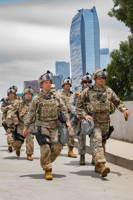 146th Security Forces Squadron provides support to Los Angeles Civil Authorities