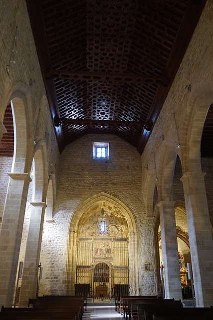 Basilique Santa María la Mayor de los Reales Alcázares, Ubeda : Vue intérieure