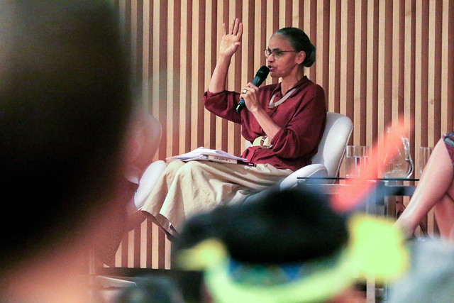 Marina Silva participa de evento sobre justiça climática no Museu do Amanhã