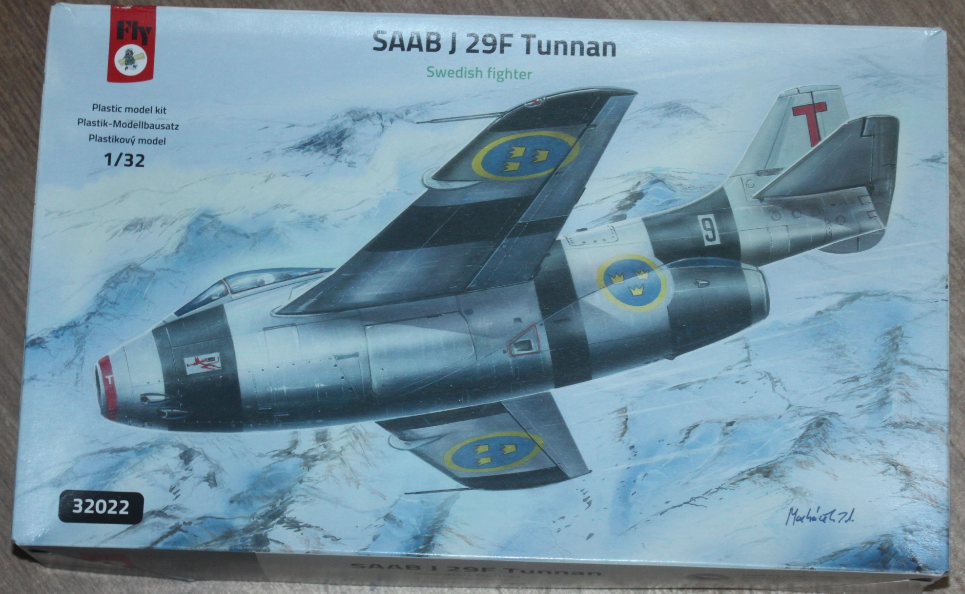 SAAB J-29F Tunnan, Fly 1/32 53574238160_423635753b_k