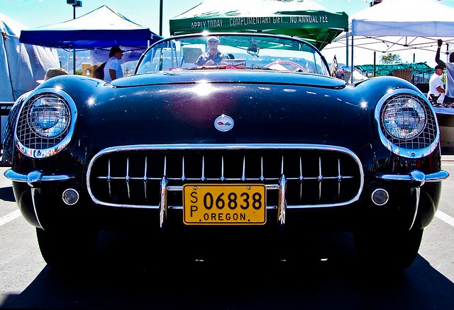 The C1 Corvette frontview