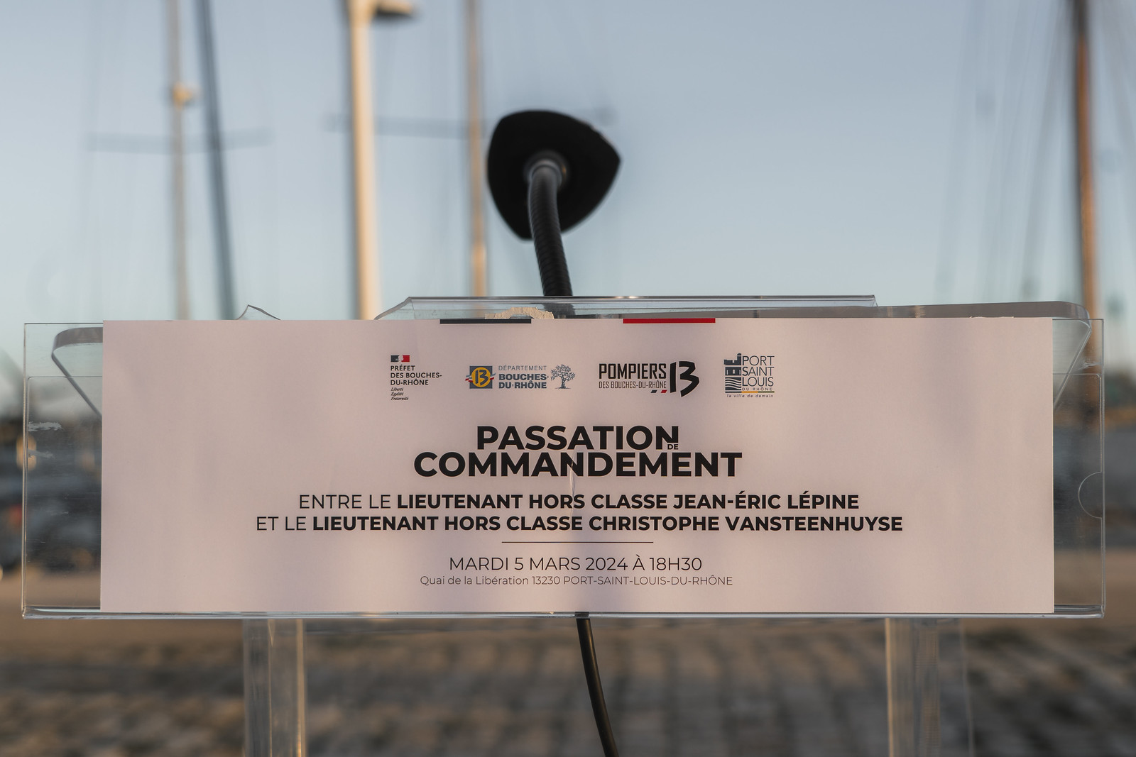 CIS Port-Saint-Louis-du-Rhône : passation de commandement