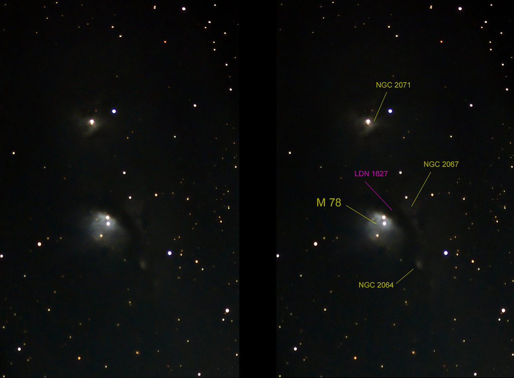 Reflection Nebula M78 and Neighbors