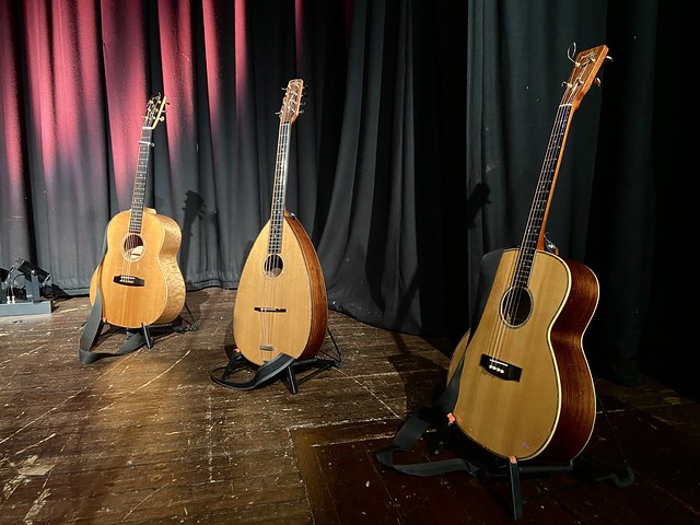 Steve Knightly’s guitars and mandocello
