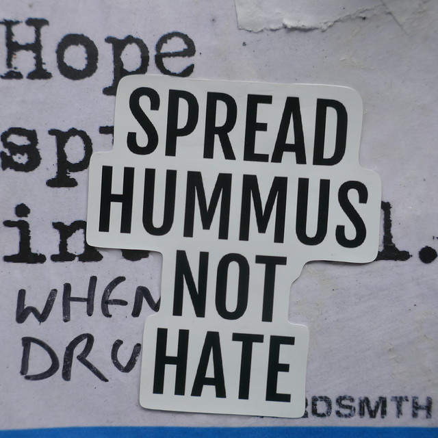 Spread hummus not hate