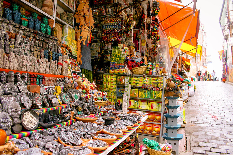 Witches market, best things to do in La Paz Bolivia
