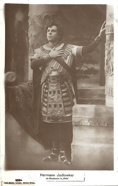 Hermann Jadlowker in Aida