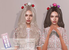 OPALE . Peonies Flowers for Hair x TSS