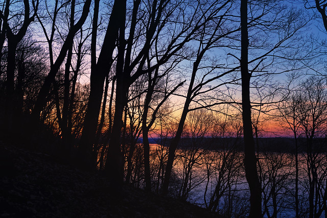 Mississippi River Springtime Sunset - Frontenac State Park