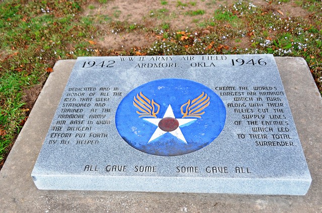 World War II- U. S. Army, Ardmore Army Air Field, Oklahoma